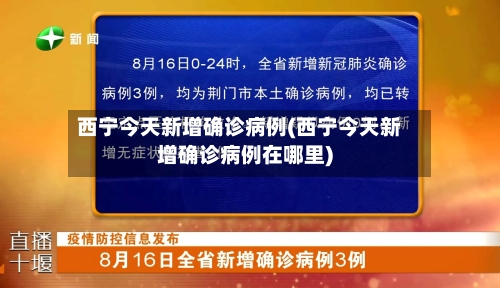 西宁今天新增确诊病例(西宁今天新增确诊病例在哪里)-第2张图片