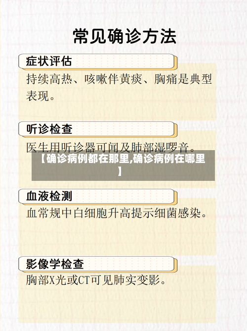 【确诊病例都在那里,确诊病例在哪里】-第2张图片