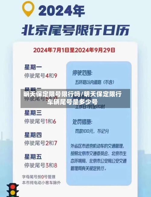 明天保定限号限行吗/明天保定限行车辆尾号是多少号-第3张图片