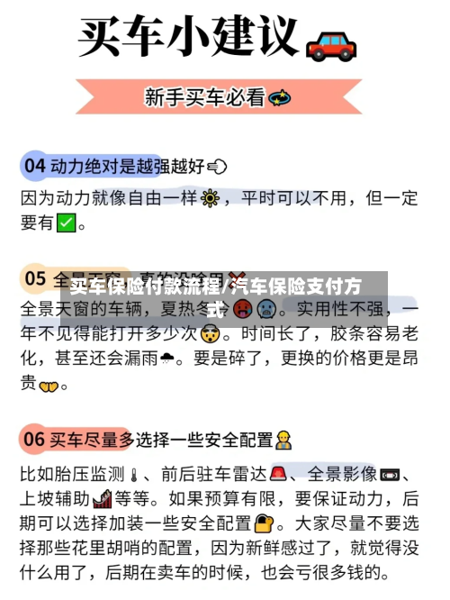 买车保险付款流程/汽车保险支付方式-第2张图片