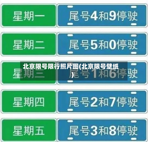 北京限号限行照片图(北京限号壁纸)